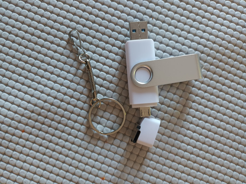 Clé USB 3.0 Jaster 64 Go avec connecteur USB et USB Type-C