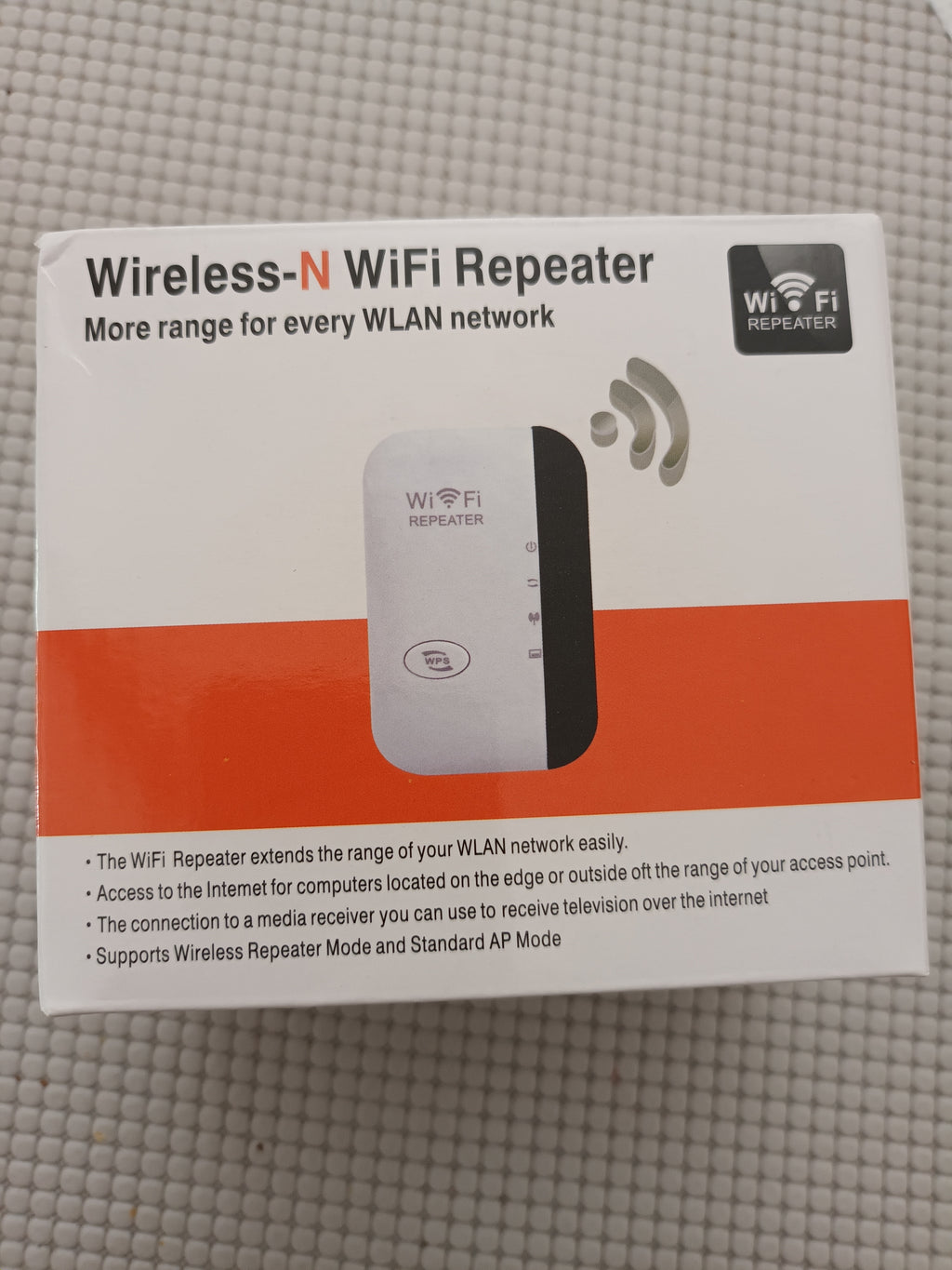 Répéteur WiFi 300 Mbps avec connecteur Ethernet