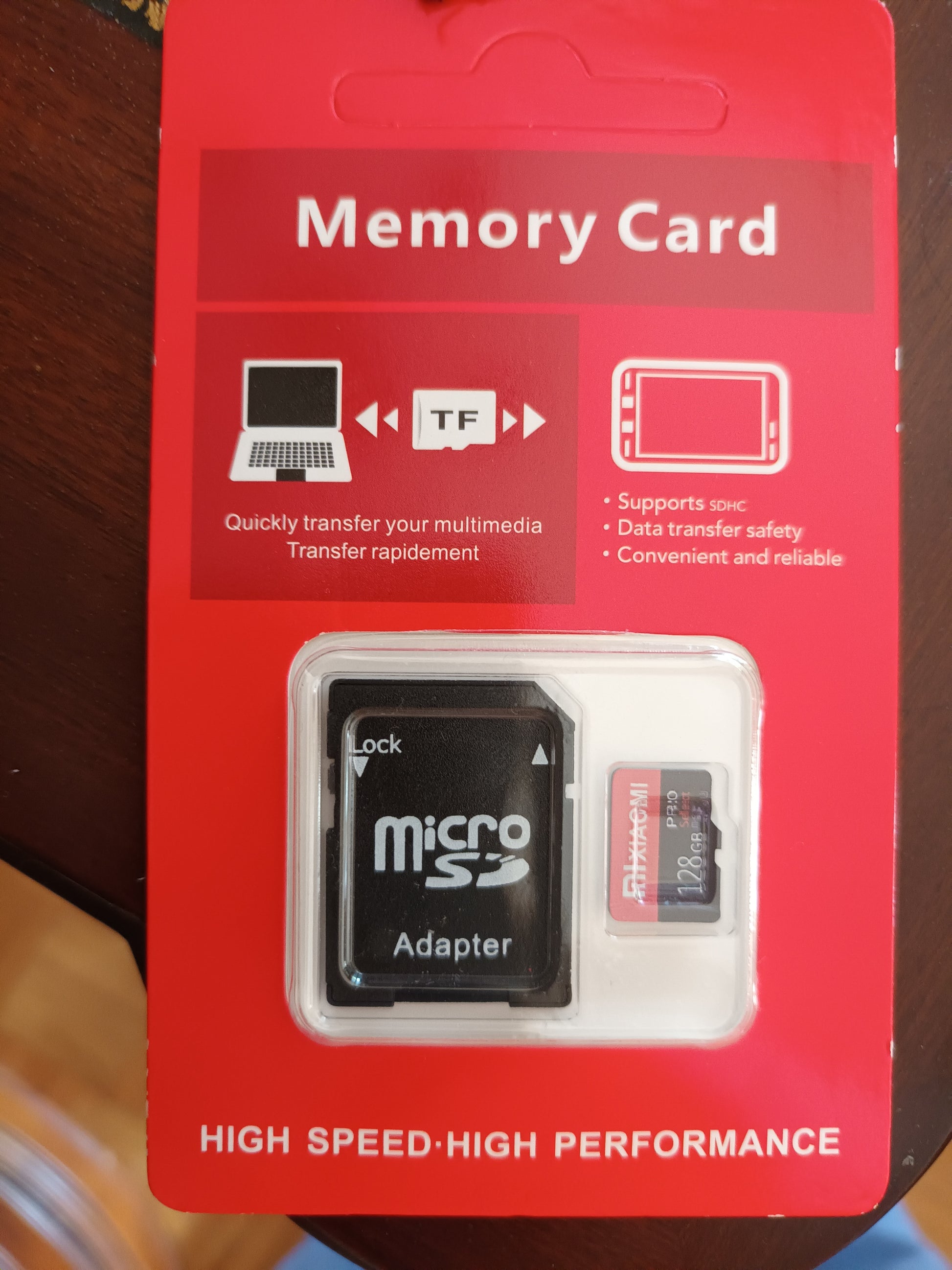 Carte Micro SD 128 Go avec adaptateur SD Xiaomi. 4 K  High Performance